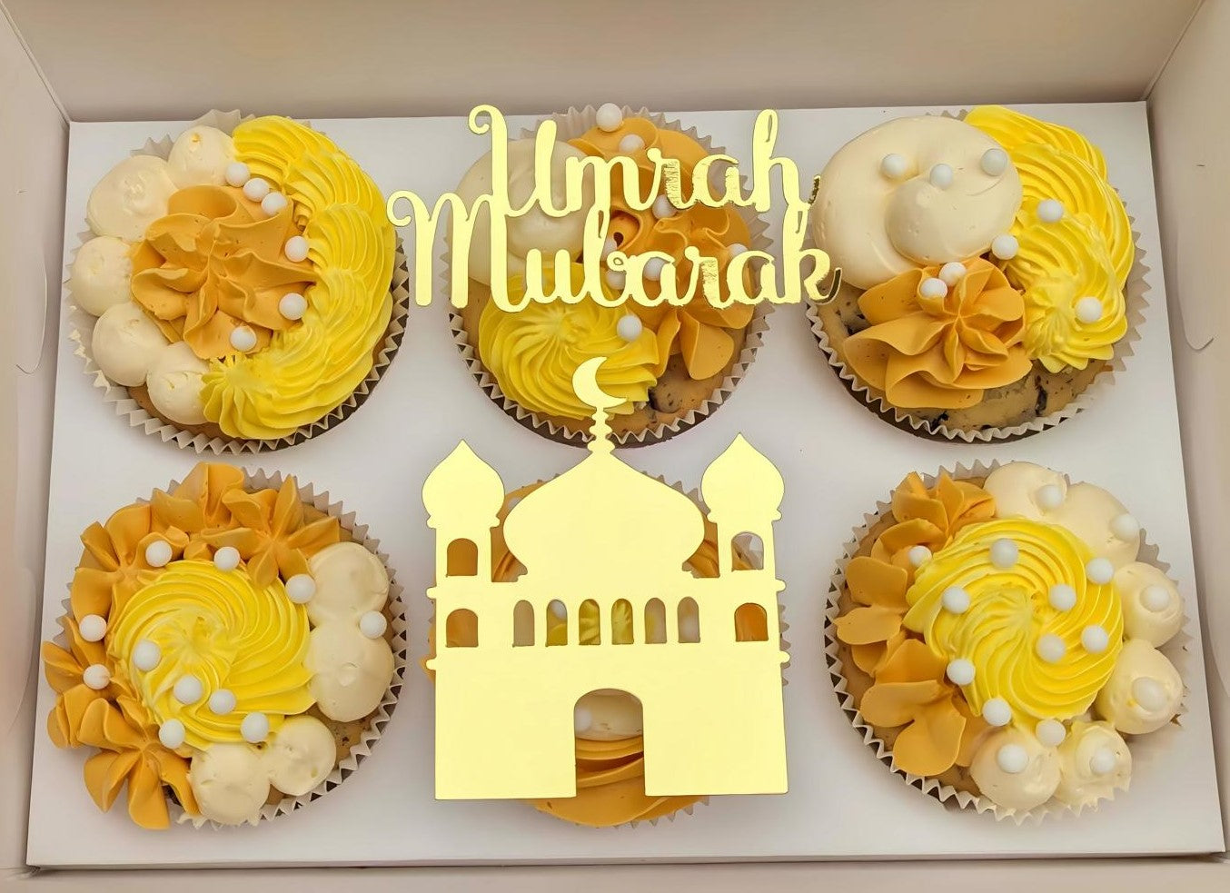 Umrah Mubarak Cupcake Topper – Feierliche Dekoration für Ihre spirituelle Reise