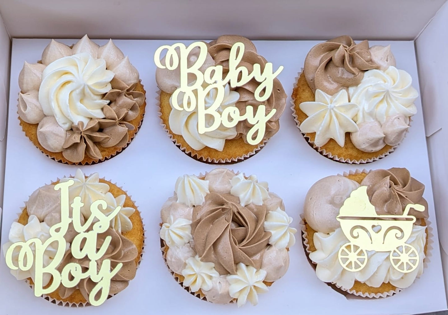 It's a Boy Cupcake Topper – Versüßen Sie die Ankündigung mit Stil