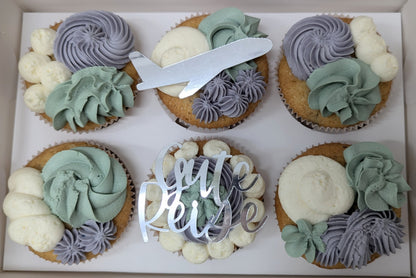 Gute Reise Cupcake-Topper – Stilvolle Dekoration für Abschiedsfeiern