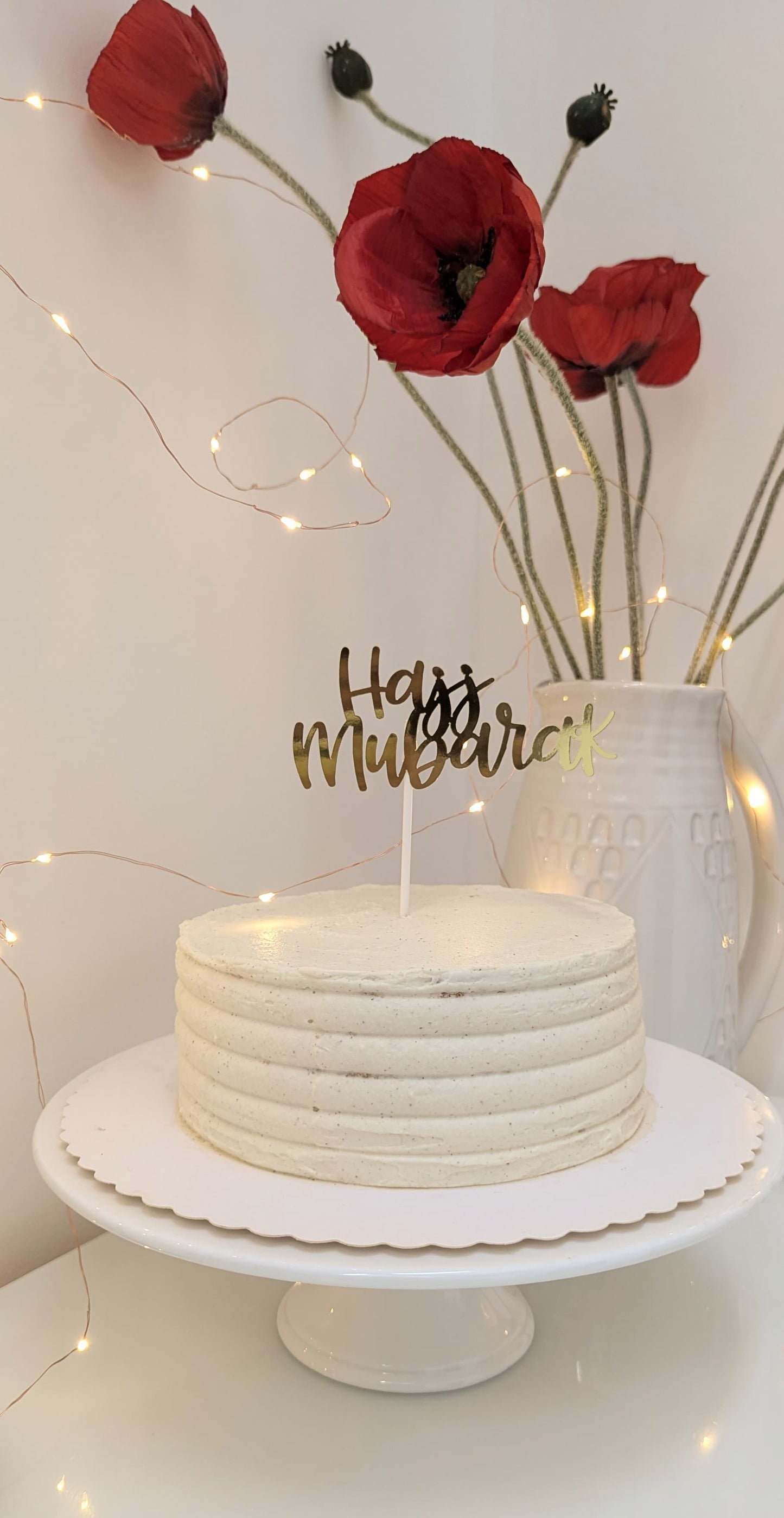 Hajj Mubarak Tortendeko – Goldener Cake Topper