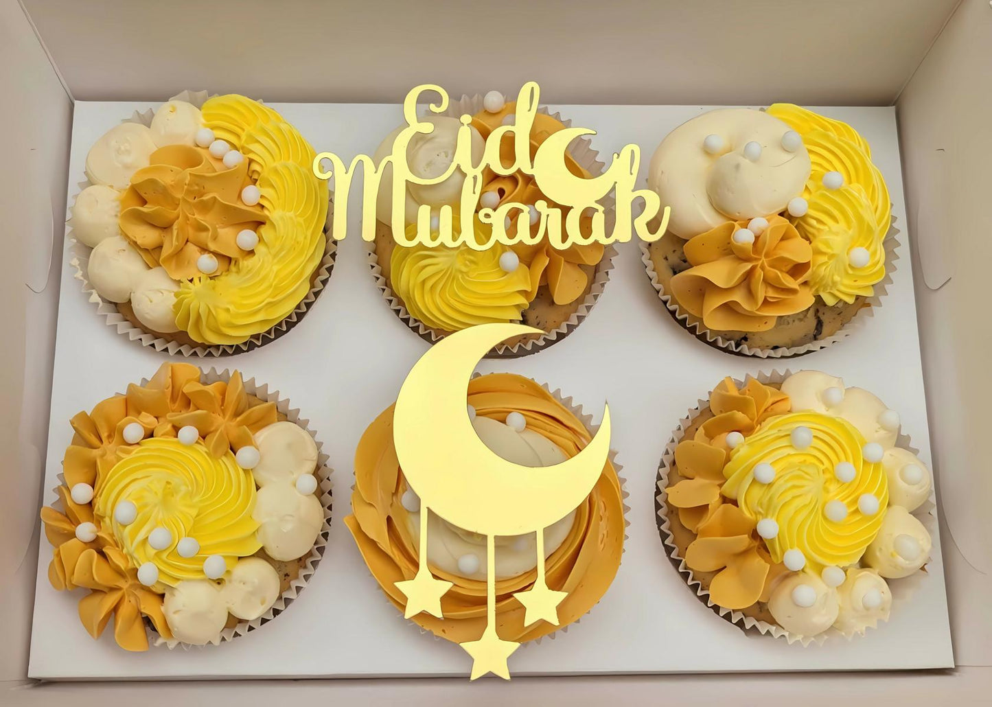 Eid Mubarak Cupcakes - Dreifacher Genuss für Ihr Eid-Fest!