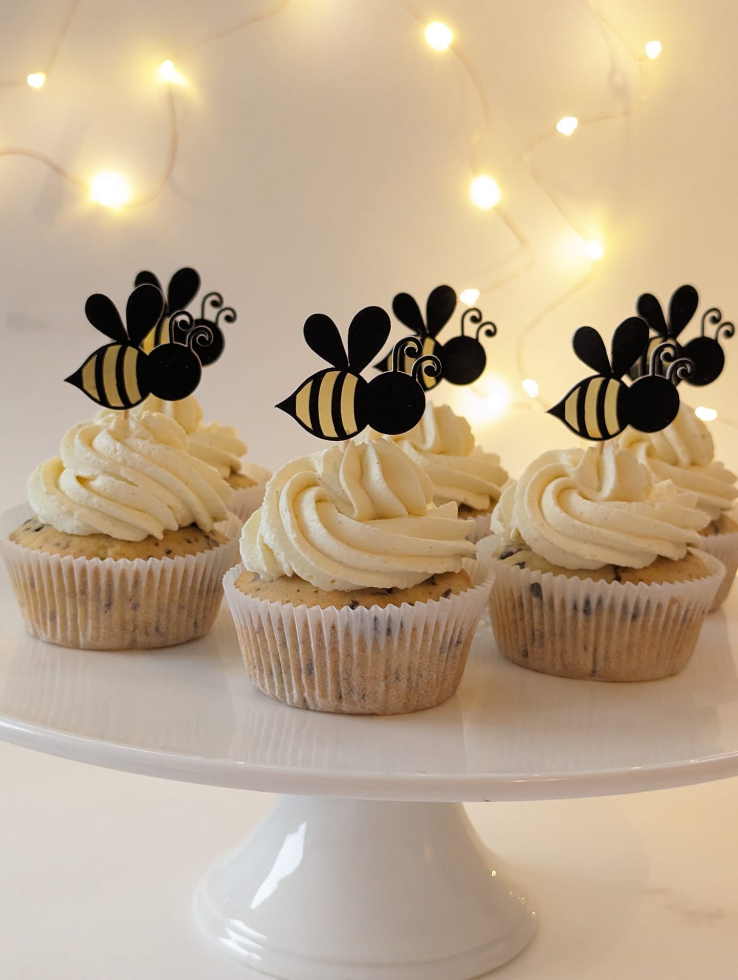 Charmantes 'Mommy to Bee' Cake Topper-Set für Babyshower – Bienen-Thema