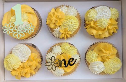 First Birthday Cupcake Topper – Perfekte Deko für den ersten Geburtstag