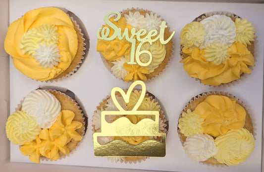 Sweet 16 Cupcake-Topper – Perfekte Deko für den 16. Geburtstag