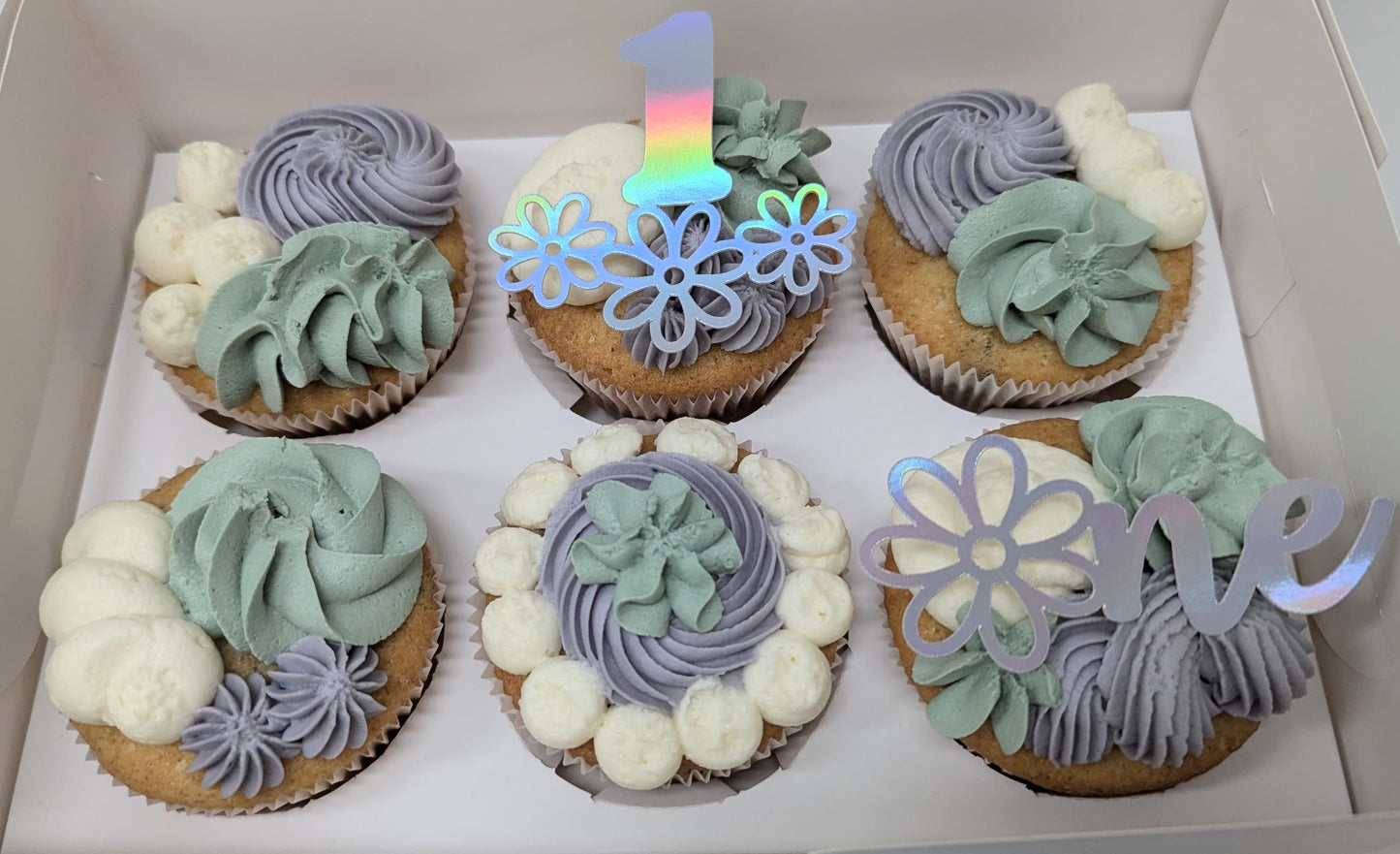 First Birthday Cupcake Topper – Perfekte Deko für den ersten Geburtstag