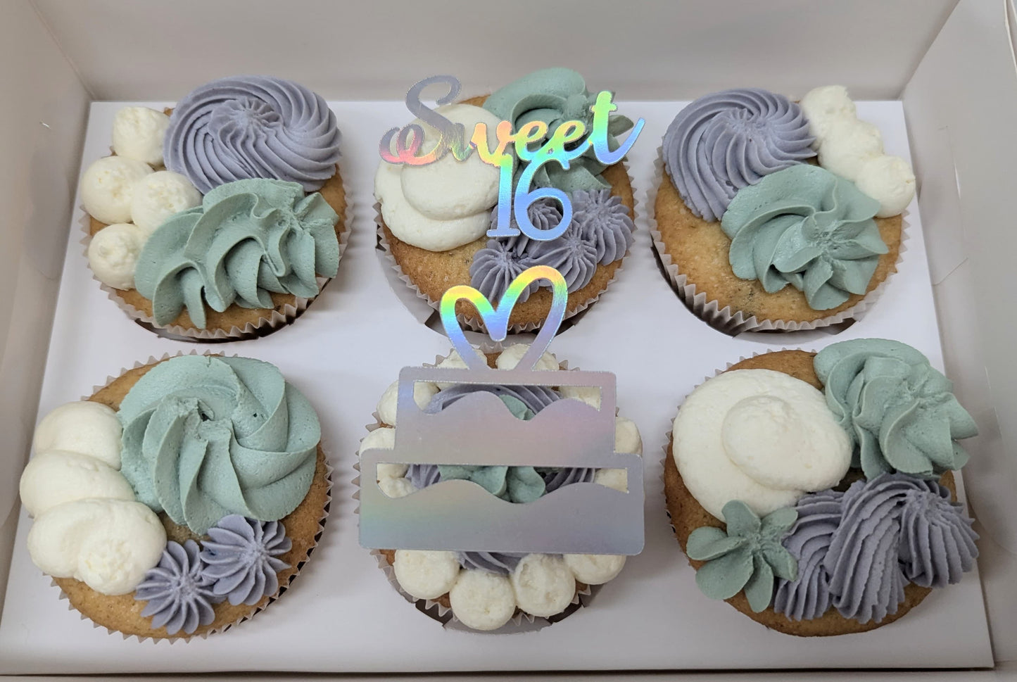 Sweet 16 Cupcake-Topper – Perfekte Deko für den 16. Geburtstag