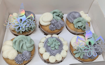 Einhorn Cupcake-Topper – Magische Deko für Geburtstage & Partys